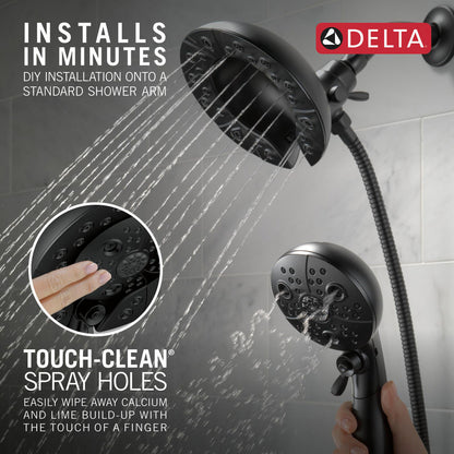 Douche H2Okinetic In2ition 5 fonctions deux-en-un Delta Universal Showering - 58480