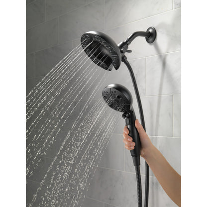 Douche H2Okinetic In2ition 5 fonctions deux-en-un Delta Universal Showering - 58480