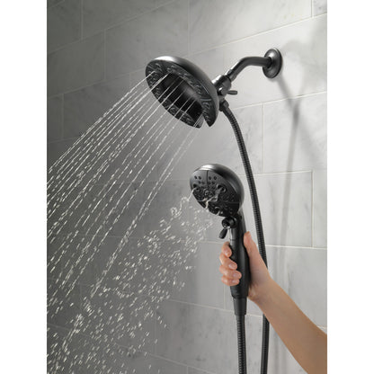 Douche H2Okinetic In2ition 5 fonctions deux-en-un Delta Universal Showering - 58480