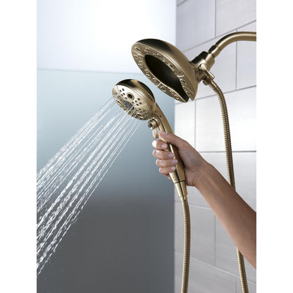 Douche H2Okinetic In2ition 5 fonctions deux-en-un Delta Universal Showering - 58480