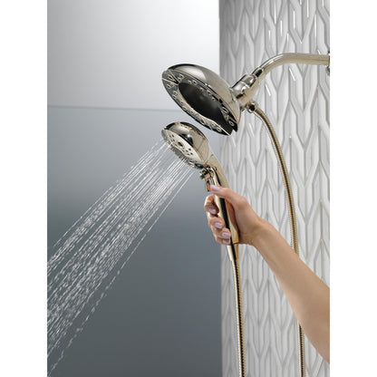 Douche H2Okinetic In2ition 5 fonctions deux-en-un Delta Universal Showering - 58480