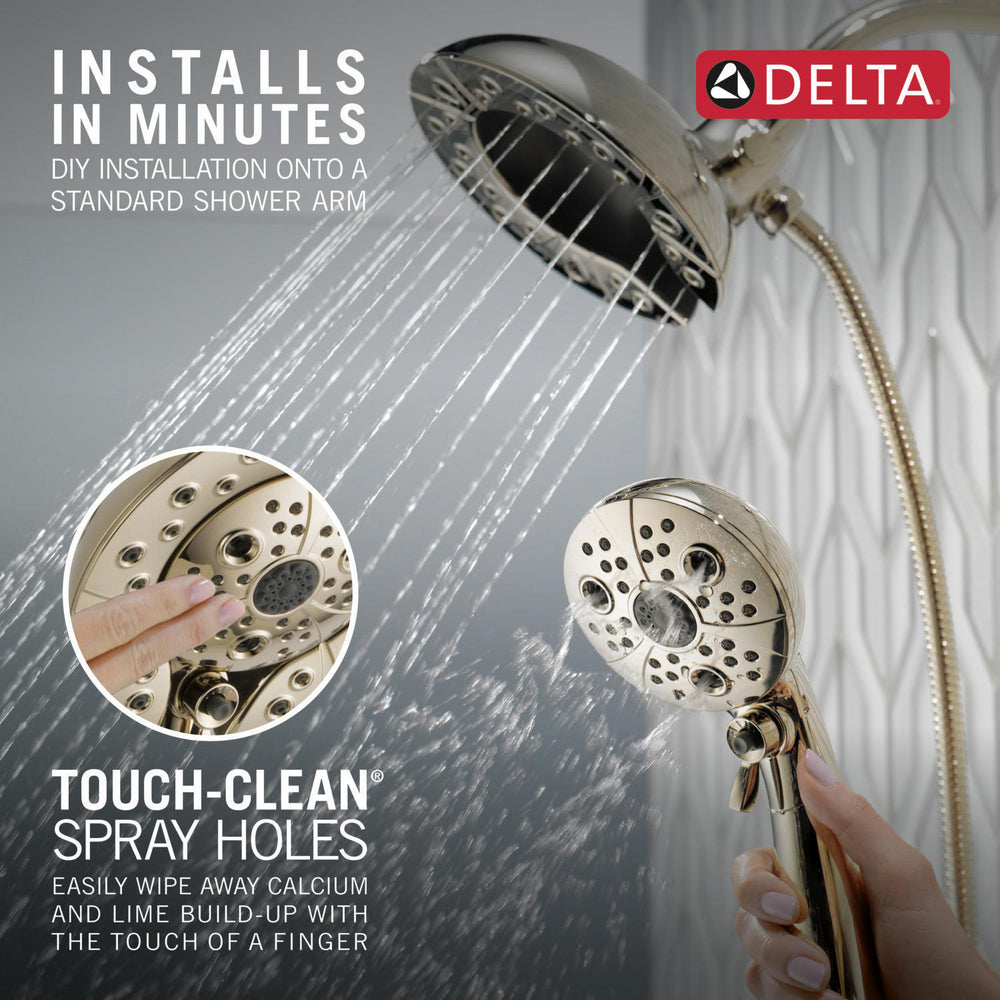 Douche H2Okinetic In2ition 5 fonctions deux-en-un Delta Universal Showering - 58480