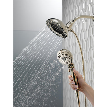 Douche H2Okinetic In2ition 5 fonctions deux-en-un Delta Universal Showering - 58480