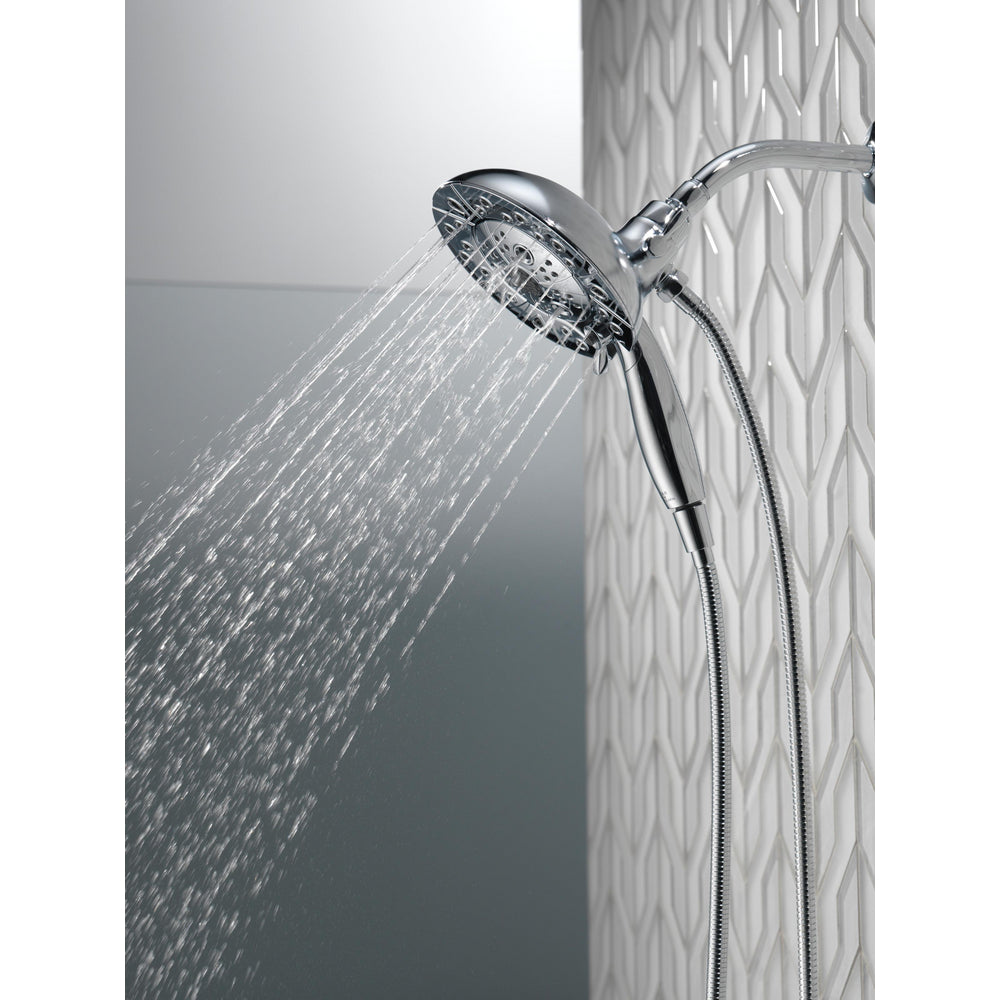 Douche H2Okinetic In2ition 5 fonctions deux-en-un Delta Universal Showering - 58480