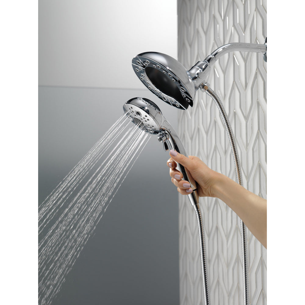 Douche H2Okinetic In2ition 5 fonctions deux-en-un Delta Universal Showering - 58480