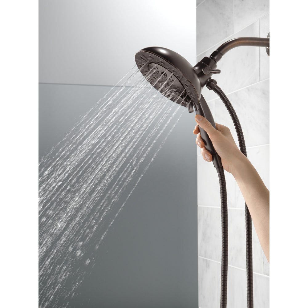 Douche H2Okinetic In2ition 5 fonctions deux-en-un Delta Universal Showering - 58480