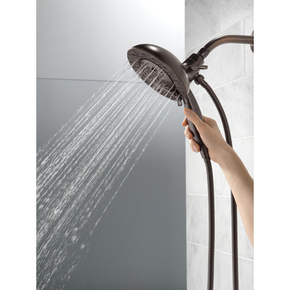 Douche H2Okinetic In2ition 5 fonctions deux-en-un Delta Universal Showering - 58480