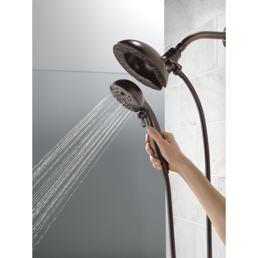 Douche H2Okinetic In2ition 5 fonctions deux-en-un Delta Universal Showering - 58480