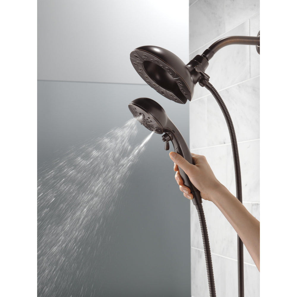 Douche H2Okinetic In2ition 5 fonctions deux-en-un Delta Universal Showering - 58480