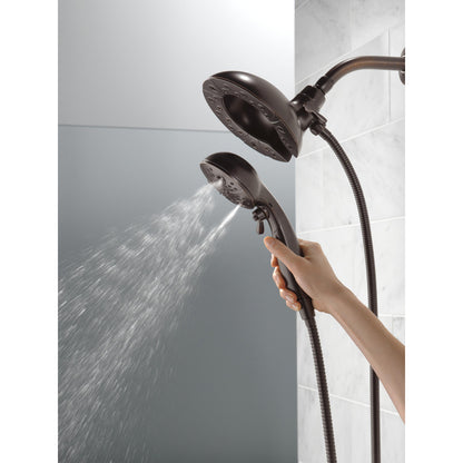 Douche H2Okinetic In2ition 5 fonctions deux-en-un Delta Universal Showering - 58480