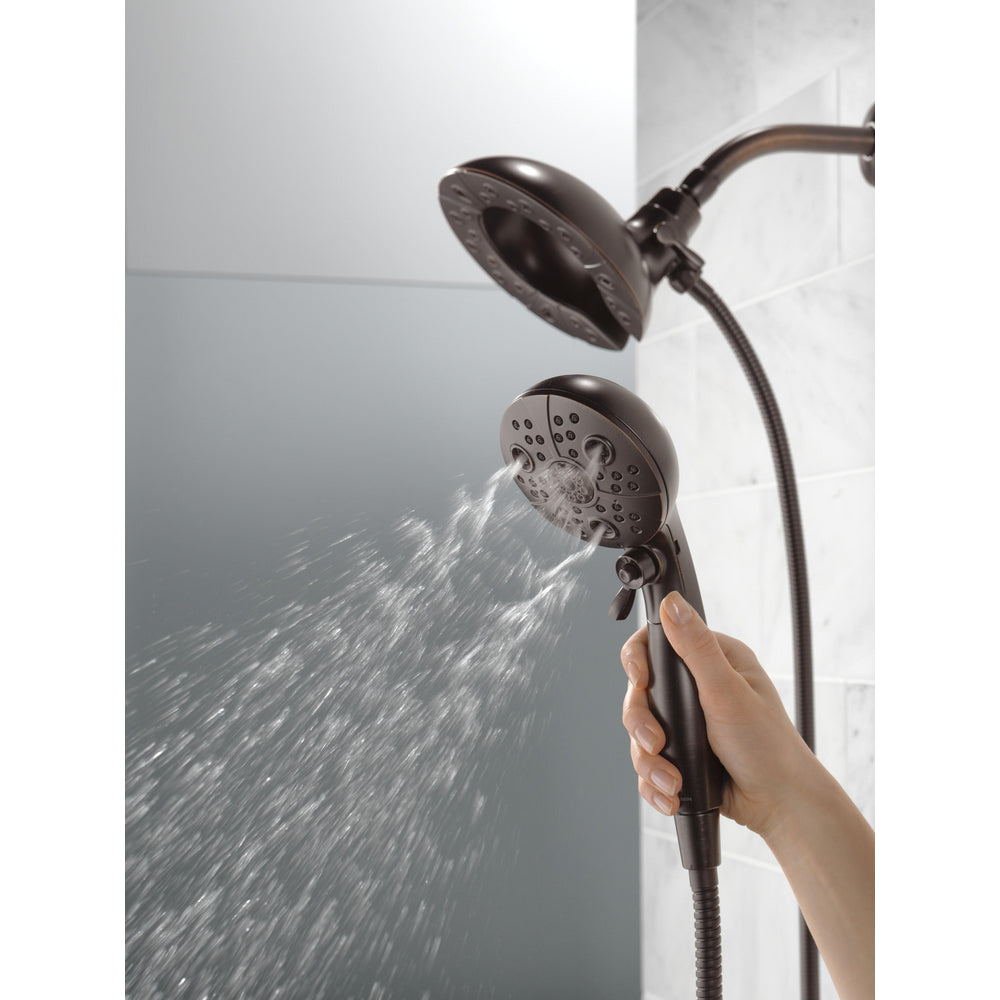 Douche H2Okinetic In2ition 5 fonctions deux-en-un Delta Universal Showering - 58480