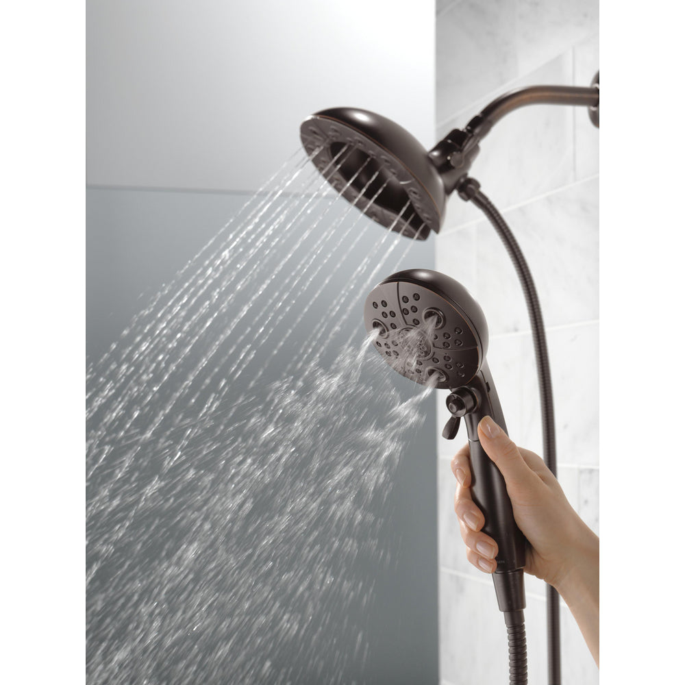 Douche H2Okinetic In2ition 5 fonctions deux-en-un Delta Universal Showering - 58480