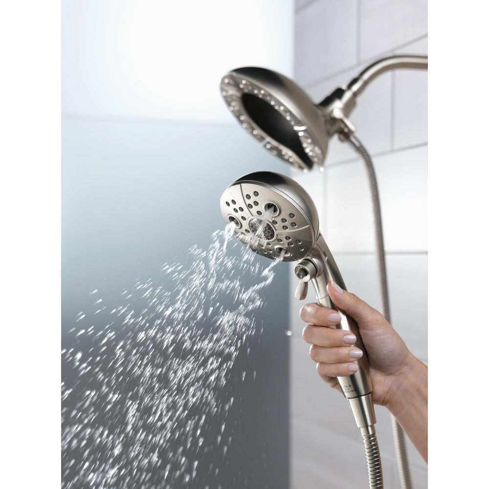 Douche H2Okinetic In2ition 5 fonctions deux-en-un Delta Universal Showering - 58480