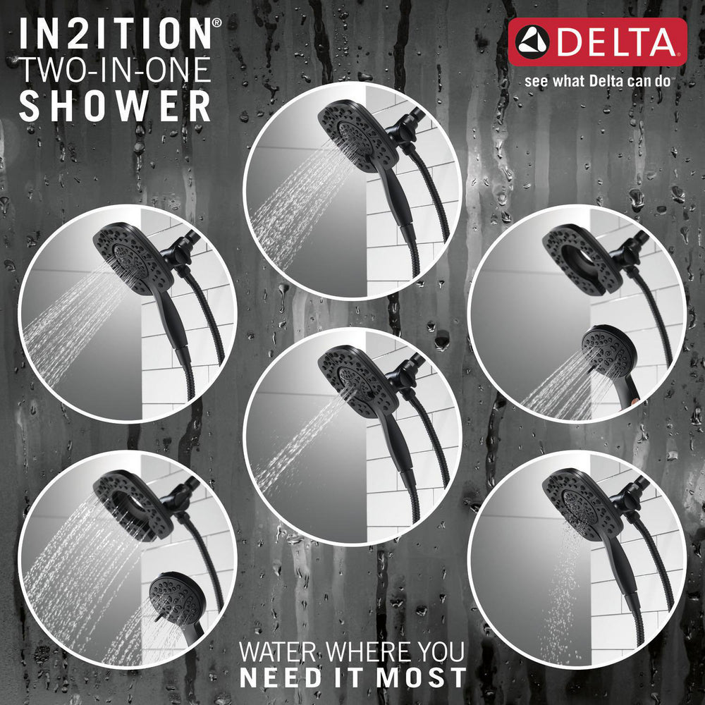 Douche Delta Universal Showering In2ition deux-en-un 6,6 L/min 4 réglages - 58498
