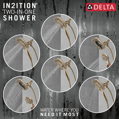 Douche Delta Universal Showering In2ition deux-en-un 6,6 L/min 4 réglages - 58498