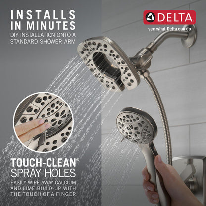 Douche Delta Universal Showering In2ition deux-en-un 6,6 L/min 4 réglages - 58498