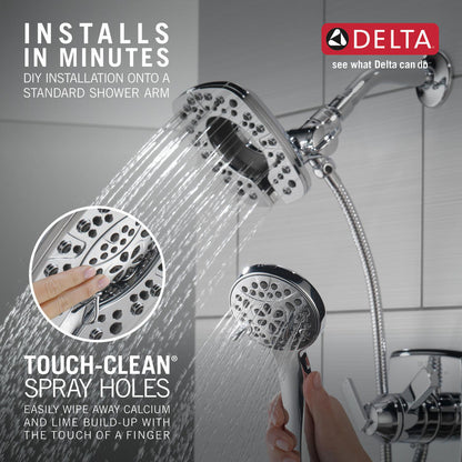 Douche Delta Universal Showering In2ition deux-en-un 6,6 L/min 4 réglages - 58498