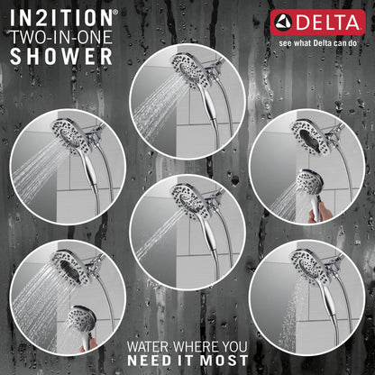 Douche Delta Universal Showering In2ition deux-en-un 6,6 L/min 4 réglages - 58498