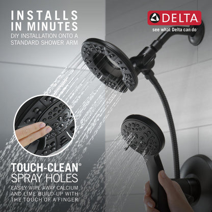 Douchette de douche deux-en-un In2ition 4 réglages 6,6 L/min Delta Universal Showering - 58499