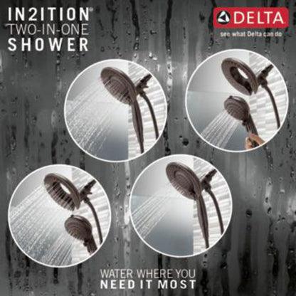 Delta Universal Showering In2ition 5-Setting Two-in-One Shower - 58569