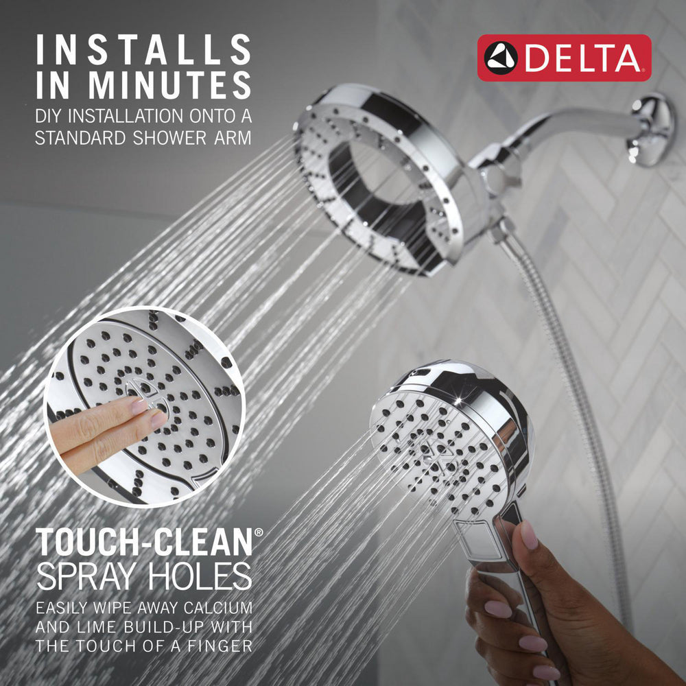 Delta 5-Setting In2ition Two-in-One Shower with ProClean - 58596