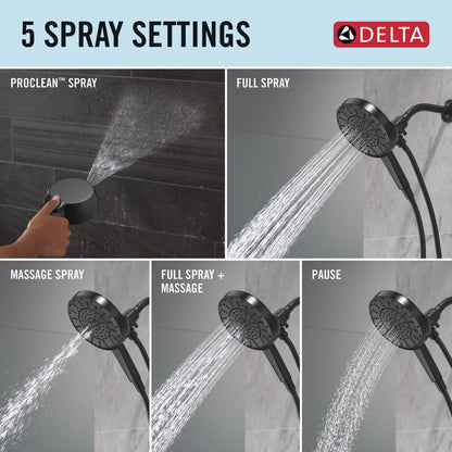 Pommeau de douche In2ition 5 réglages Delta avec ProClean 1,75 GPM - 58596
