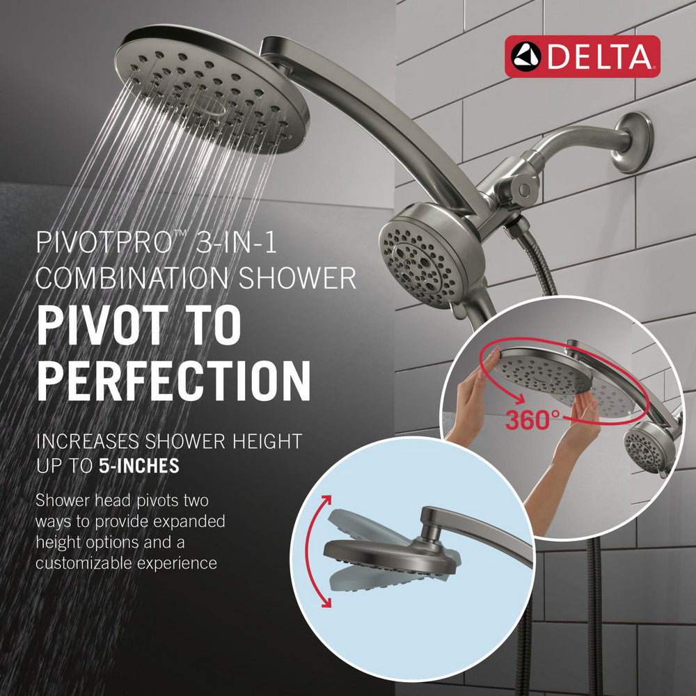 Delta PivotPro 3-in-1 Combination Shower 1.75 GPM - 58600-BL25