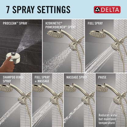 Delta PivotPro 3-in-1 Combination Shower 1.75 GPM - 58600-BL25