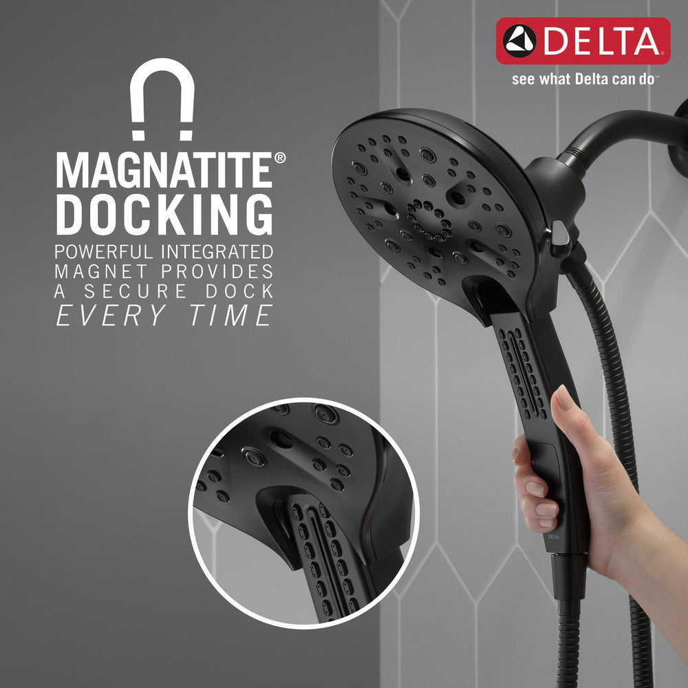 Douche deux-en-un universelle Delta In2ition H2Okinetic à 5 réglages - 58620