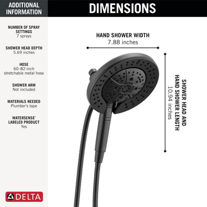 Delta Douche Universelle In2ition 7 Fonctions avec ProClean - 58651