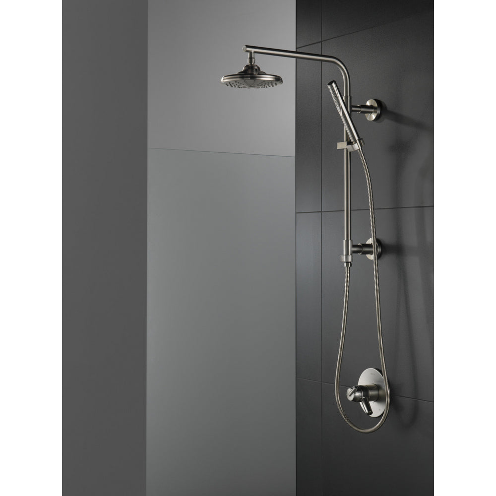 Pomme de douche pluie Delta Universal Showering H2Okinetic à 3 fonctions de 20 cm - 52688
