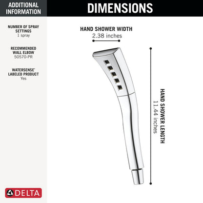 Douchette à main monotrou Delta Universal Showering H2Okinetic - 59421