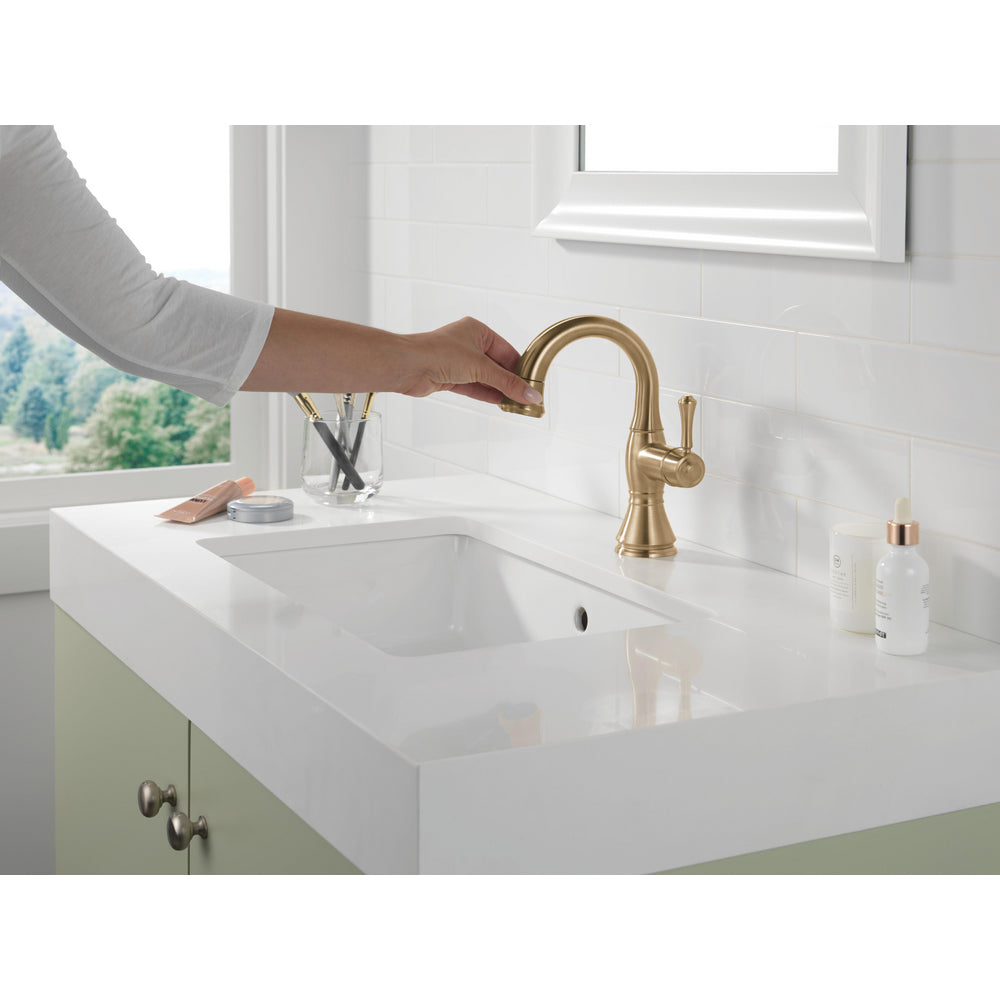 Delta Cassidy Single Handle Pull Down Bathroom Faucet - 597