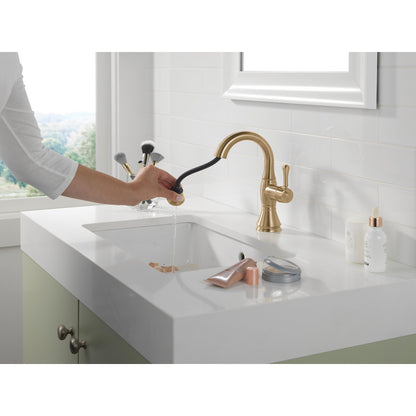 Delta Cassidy Single Handle Pull Down Bathroom Faucet - 597