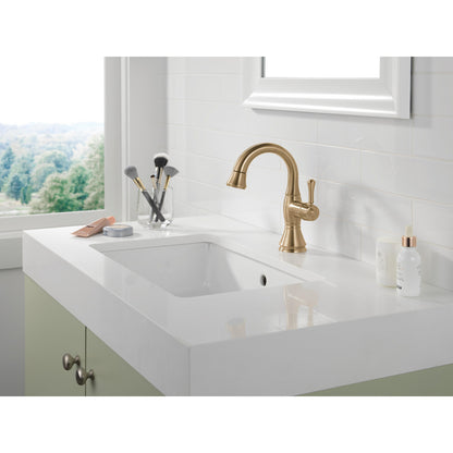 Delta Cassidy Single Handle Pull Down Bathroom Faucet - 597