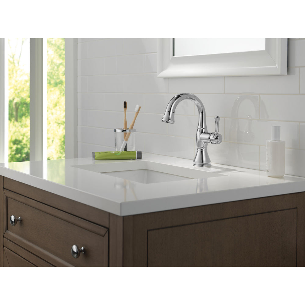 Delta Cassidy Single Handle Pull Down Bathroom Faucet - 597