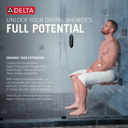 Interface numérique de douche Delta Showersense Digital - 5CN