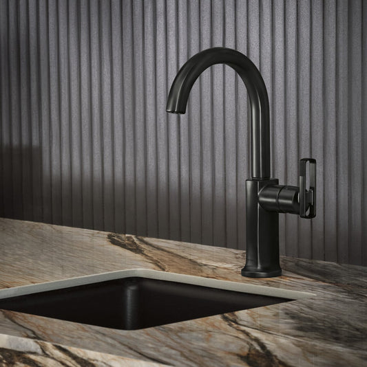 Brizo Kintsu Bar Faucet with Arc Spout - Less Handle - 61006LF