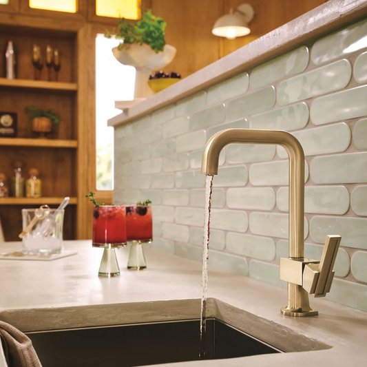 Brizo Frank Lloyd Wright Bar Faucet With Square Spout - Less Handle - 61023LF