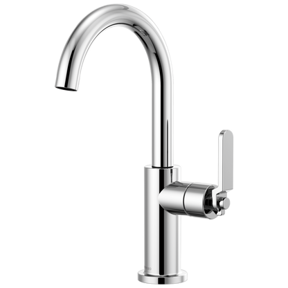 Brizo Litze Bar Faucet with Arc Spout and Industrial Handle Kit - 61044LF