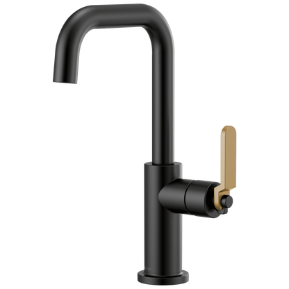 Brizo Litze Bar Faucet with Square Spout and Industrial Handle Kit - 61054LF