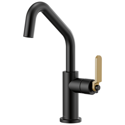 Brizo Litze Bar Faucet with Angled Spout and Industrial Handle Kit - 61064LF