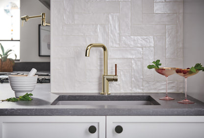 Brizo Odin Bar Faucet with Square Spout Less Handle – 61065LF-LHP
