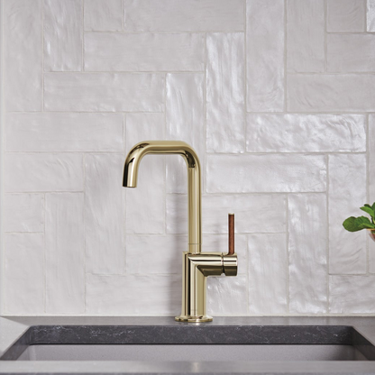 Brizo Odin Bar Faucet with Square Spout Less Handle – 61065LF-LHP