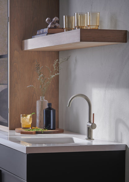 Brizo Odin Bar Faucet with Arc Spout - Less Handle - 61075LF-LHP