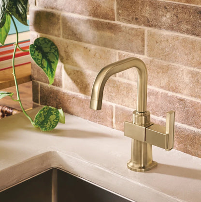 Robinet d'eau chaude instantanée Brizo Frank Lloyd Wright avec bec carré - 61323LF-H