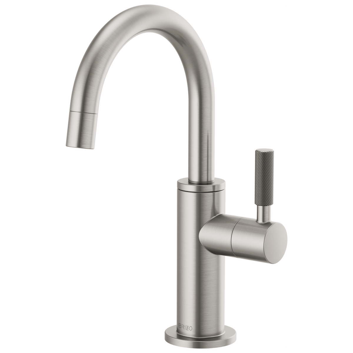Brizo Litze RO Beverage Faucet with Arc Spout and Knurled Handle - 61343LF-C