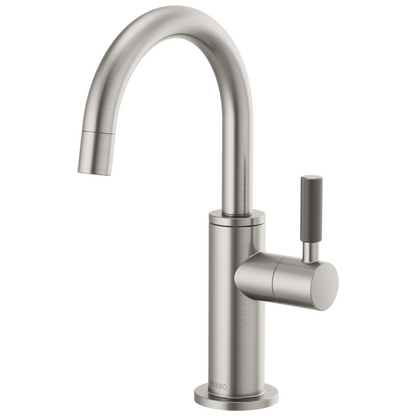 Brizo Litze RO Beverage Faucet with Arc Spout and Knurled Handle - 61343LF-C