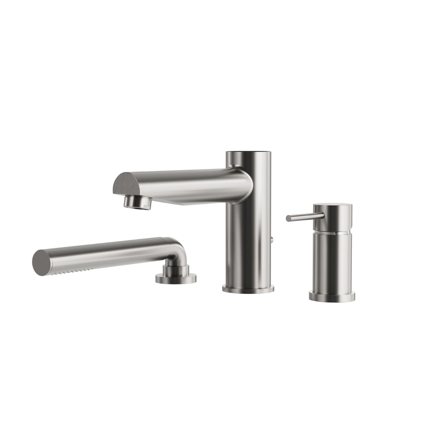 Aquabrass Xpress Volare 3-piece Deckmount Tub Filler with Handshower - 61N13