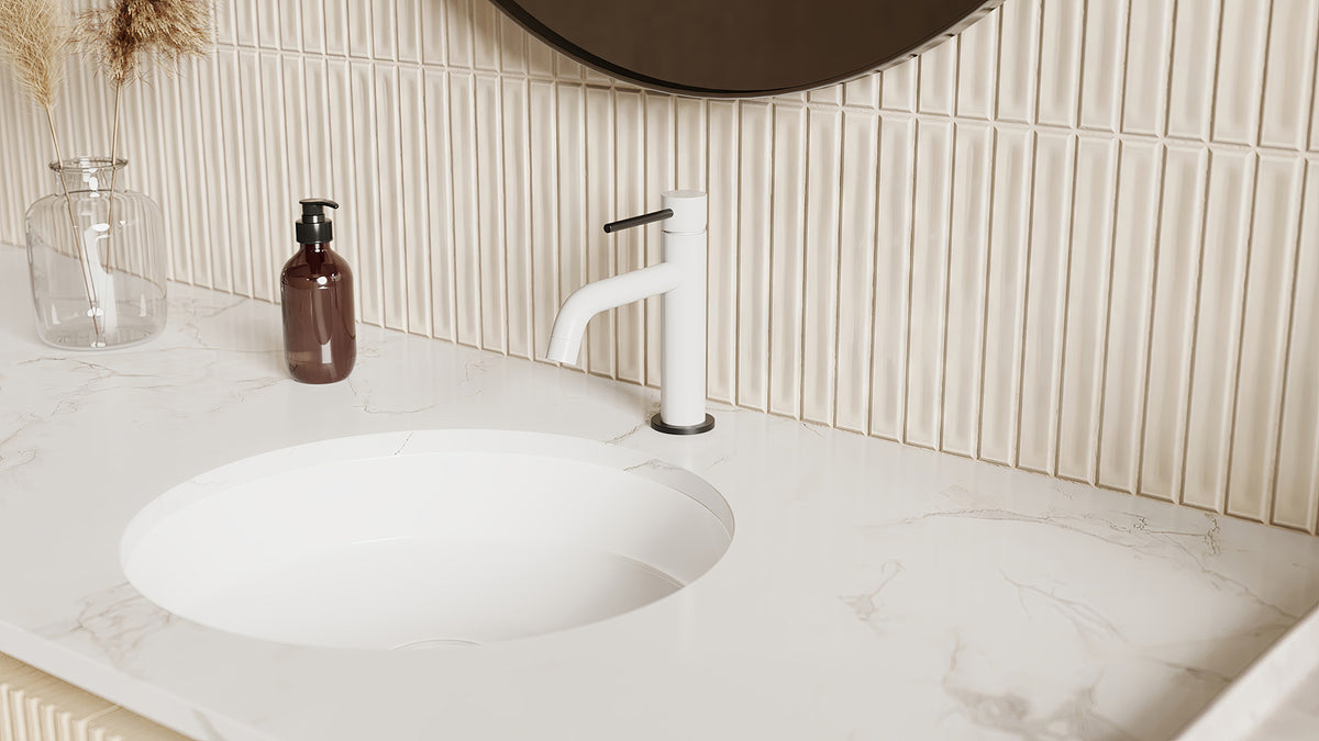 Aquabrass Xpress 62314 - manufacturer lifestyle example; optional contrasting accents shown